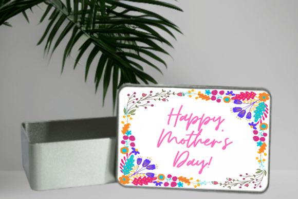 Download Mother’s Day Floral Tin PNG - Mother’s day Collection