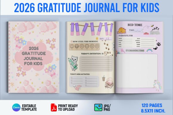 Download 2026 Gratitude Journal for Kids - Kids Collection